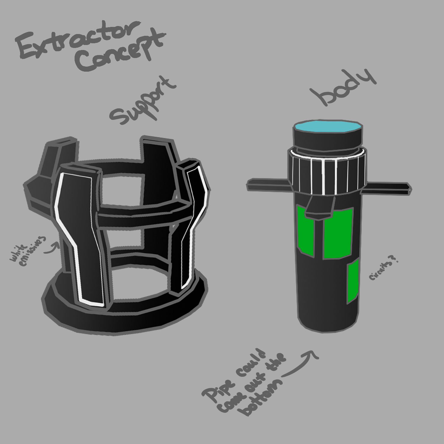 Pillar Orthographic